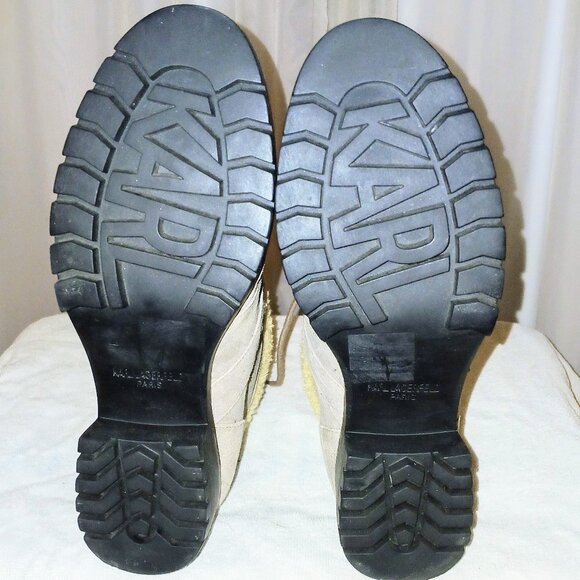 NEW PRICE & DISCOUNTED SHIPPING for these in NEW CONDITION KARL LAGERFELD BOOTS - Picture 8 of 8